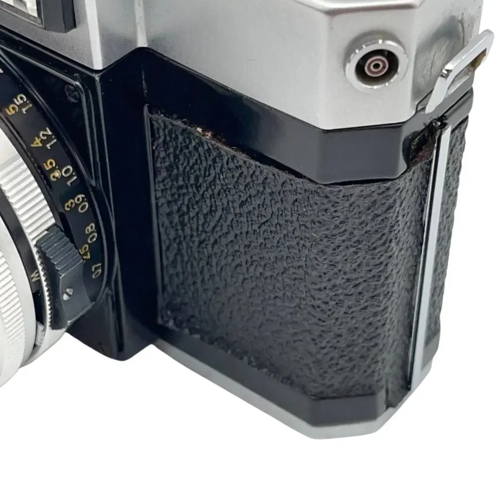 Nikkorex 35 Leaf Shutter SLR Film Camera w/ Nikkor-Q 50mm f/2.5 Lens – VTG Japan